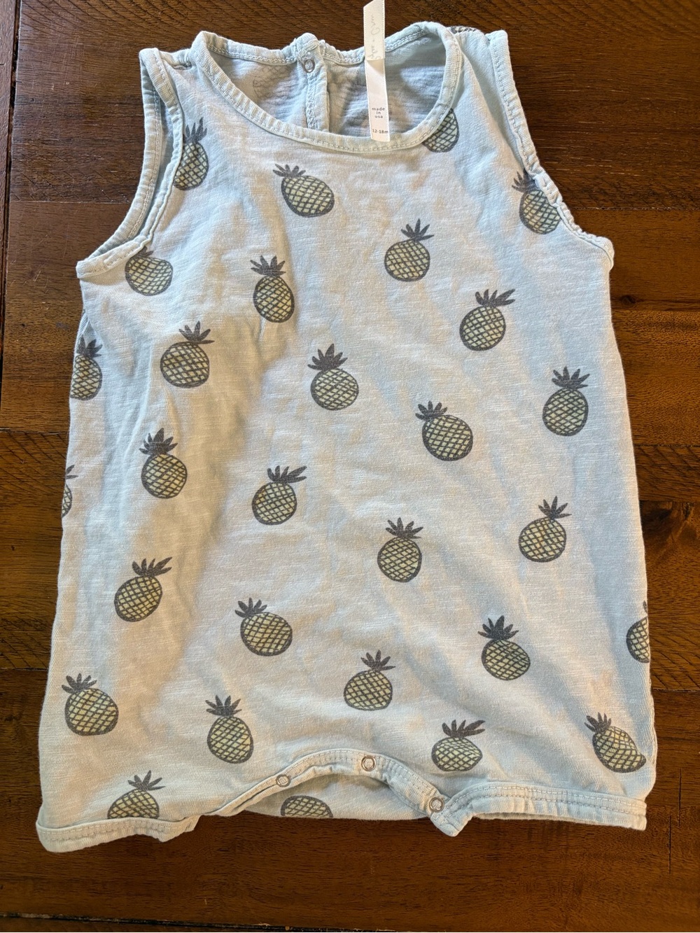 Rylee + Cru baby pineapple romper 12-18 months